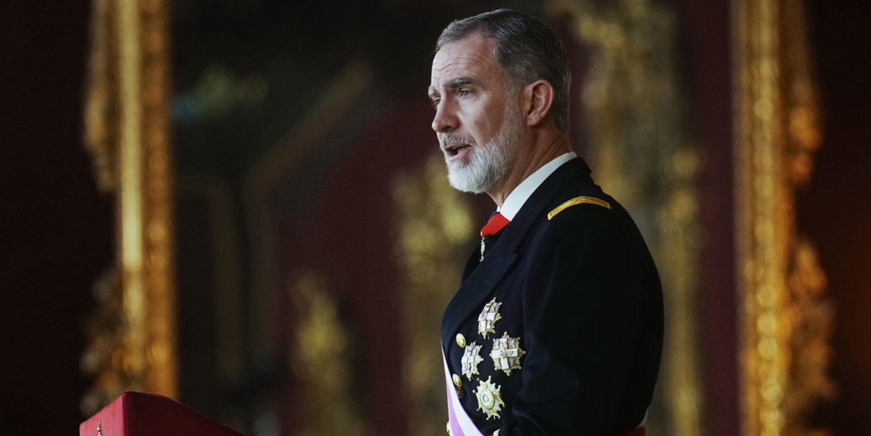Felipe VI recalls the army defending the existing constitution, in the midst of the amnesty debate