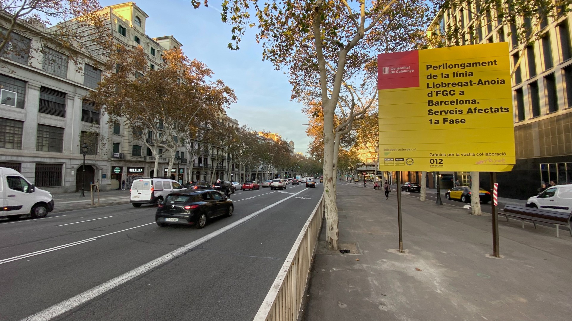 Las cinco obras que empiezan en Barcelona y causan afectaciones de tráfico y transporte público