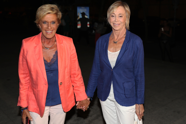 Chelo García Cortés y su mujer Marta roca Chelo García Cortés y su mujer Marta roca