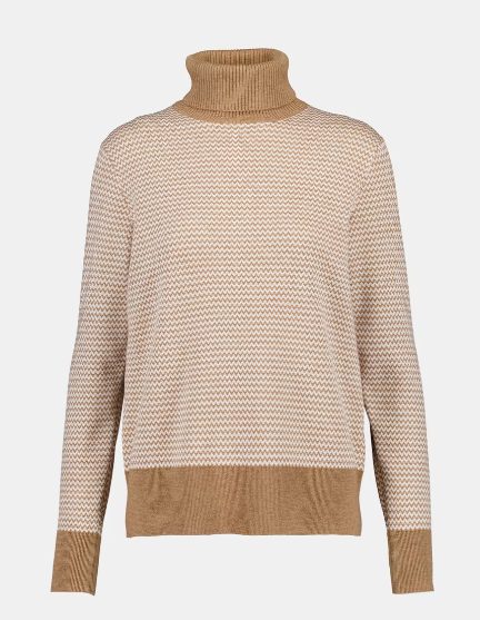 Jersey espiga cuello alto Jersey espiga cuello alto