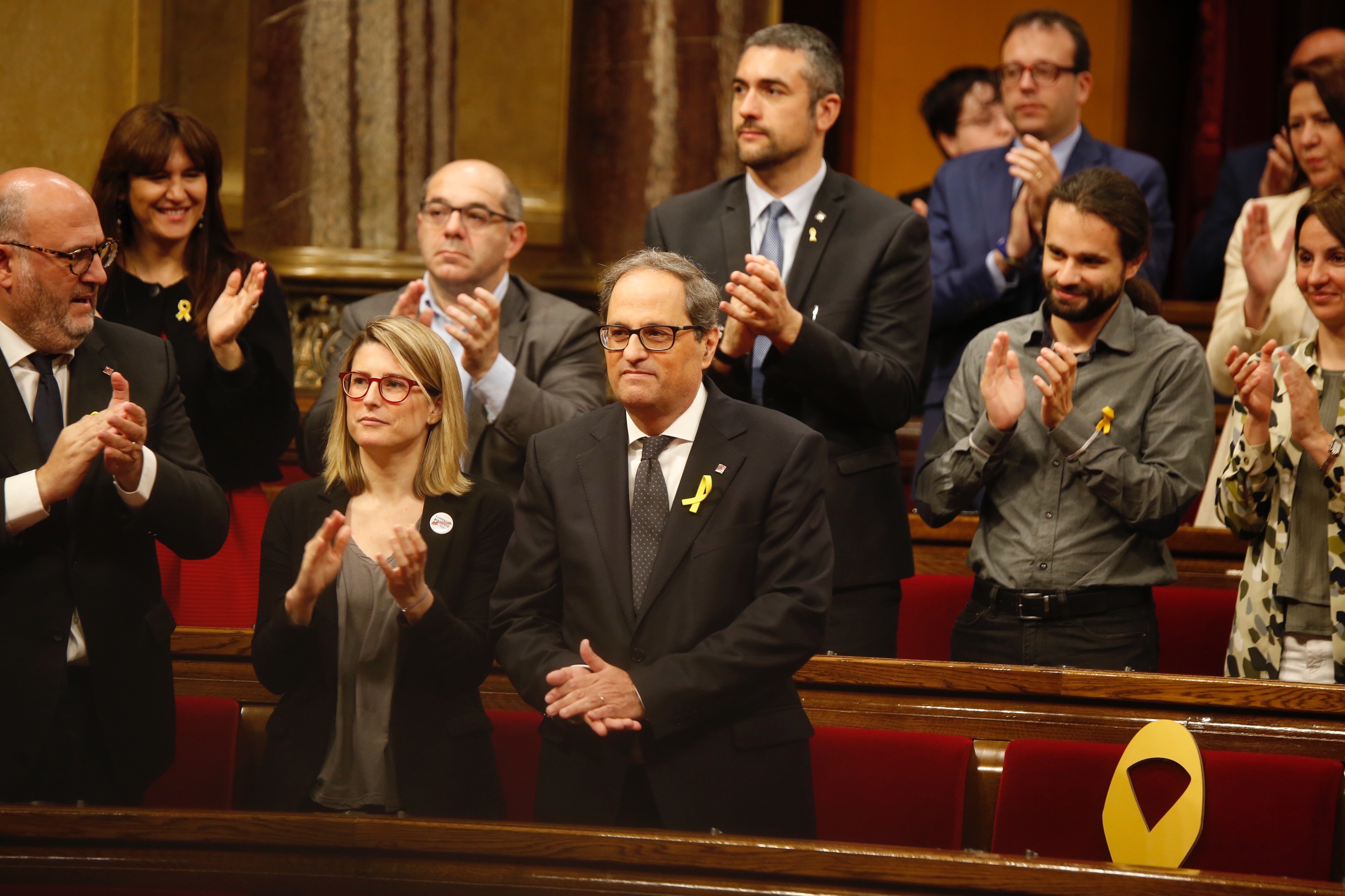Quim Torra is invested new president of Catalonia, substituting Carles Puigdemont