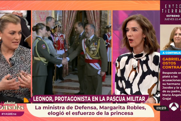 Lorena Vázquez insinuant Del Burgo a Antena 3