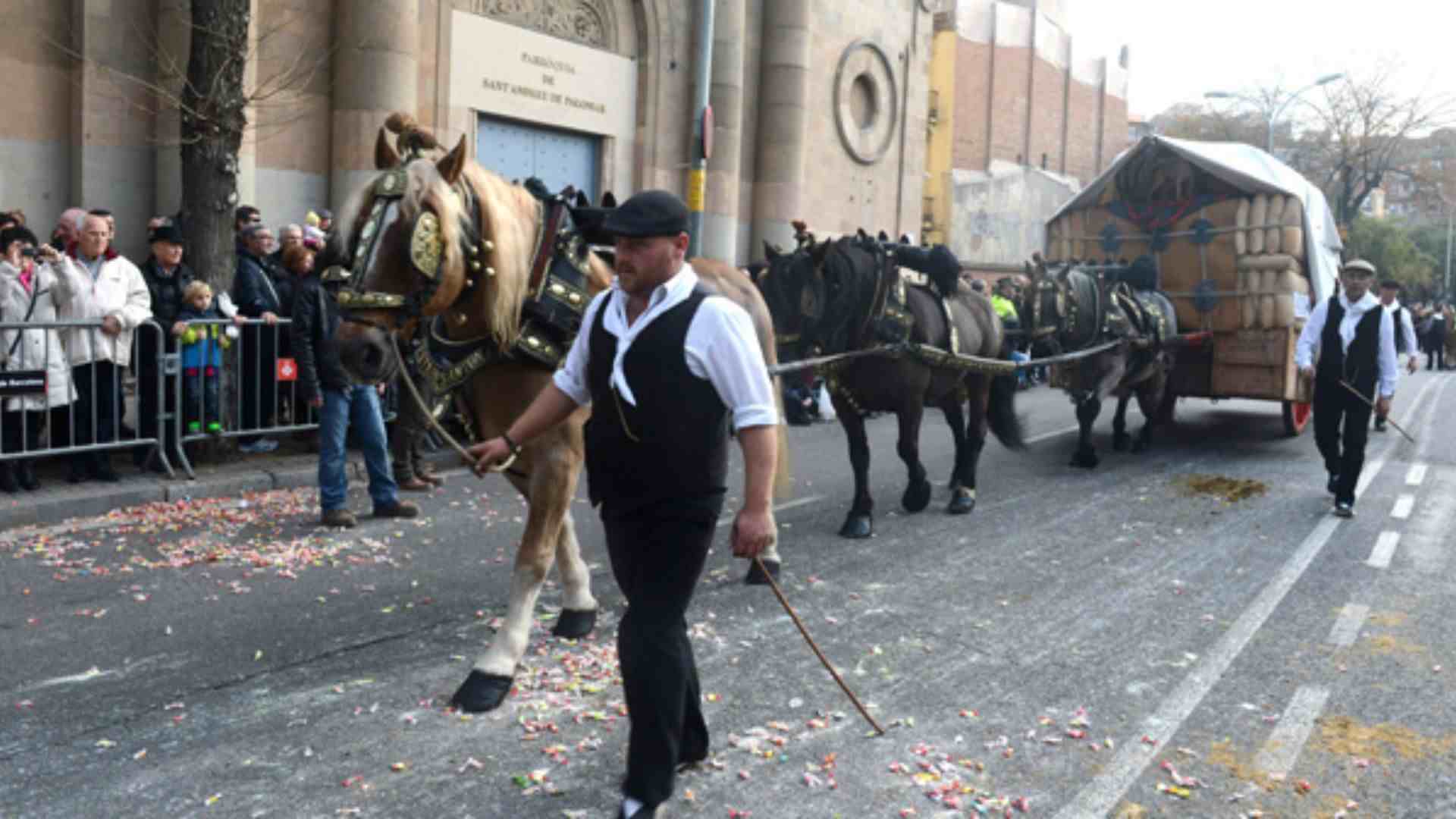 Tres Tombs de Sant Andreu 2024: horario y recorrido de la cabalgata