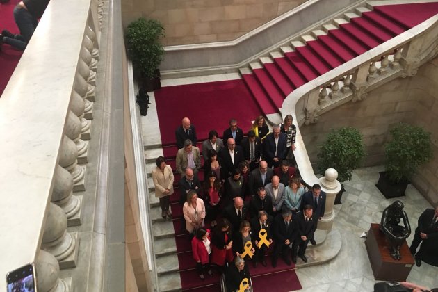 foto familia jxcat Quim TOrra president   Carlota Camps