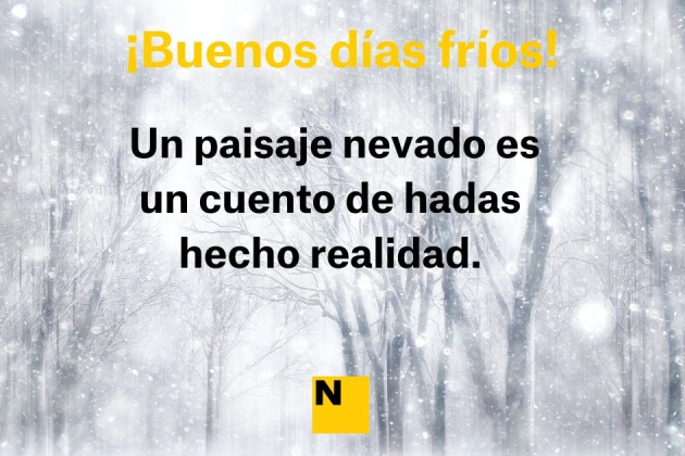 BUENOS DÍAS FRÍOS FRASES (6) BUENOS DÍAS FRÍOS FRASES (6)