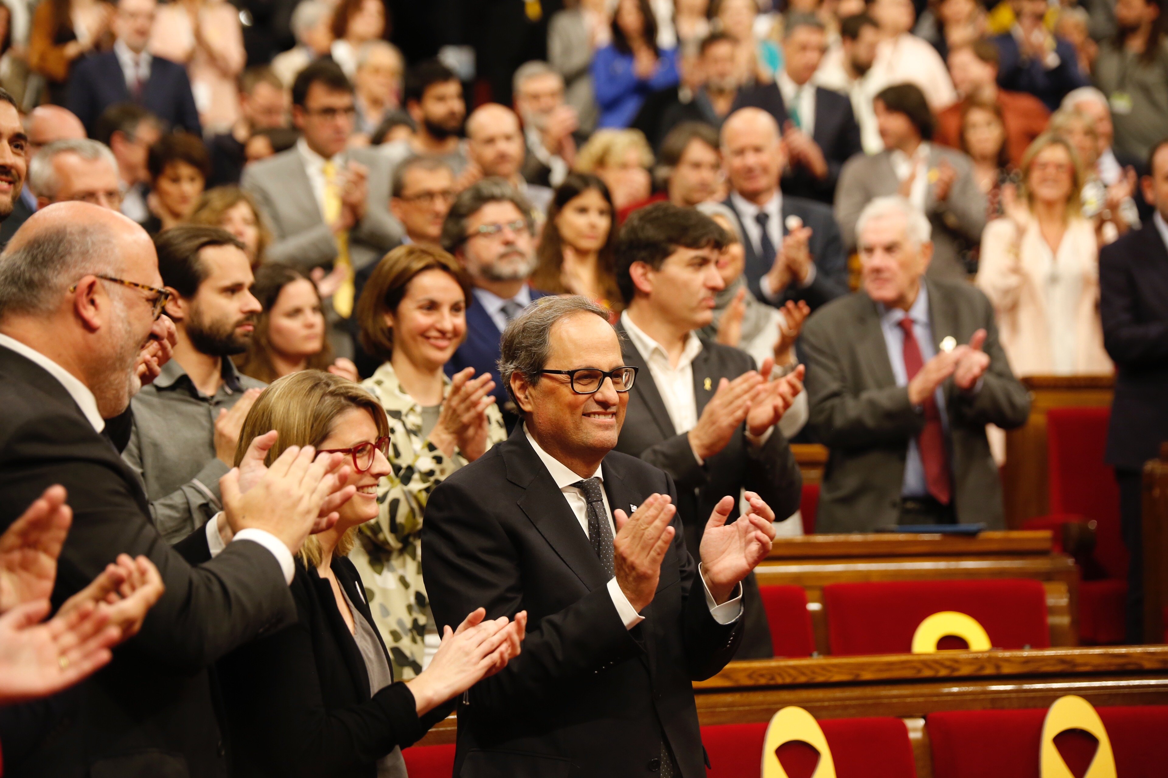 Torra consigue la investidura y toma el relevo de Puigdemont