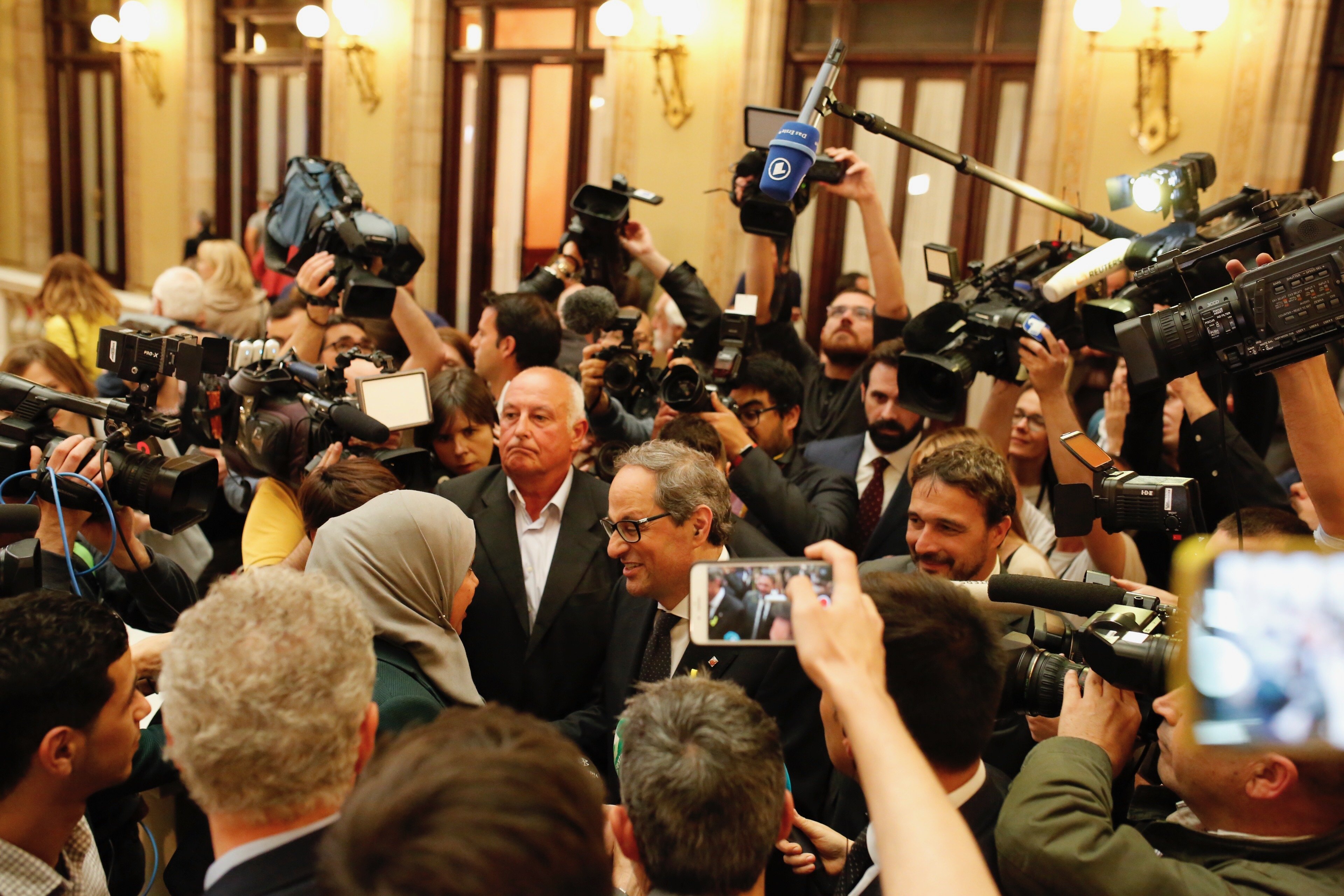 Amplio eco internacional de la elección de Quim Torra como president