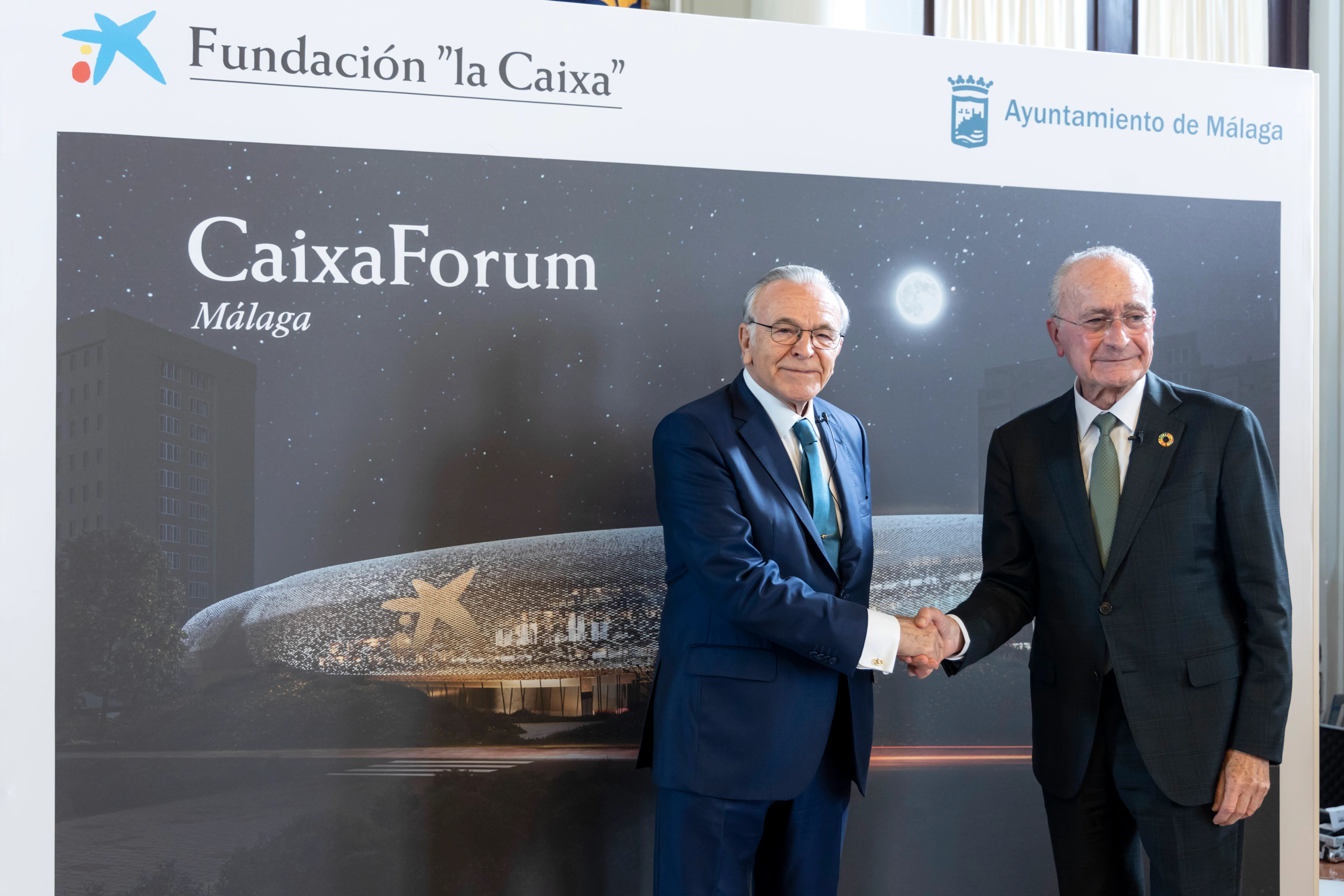El CaixaForum de Málaga tendrá forma de gota de agua y una cubierta de cerámica vidriada