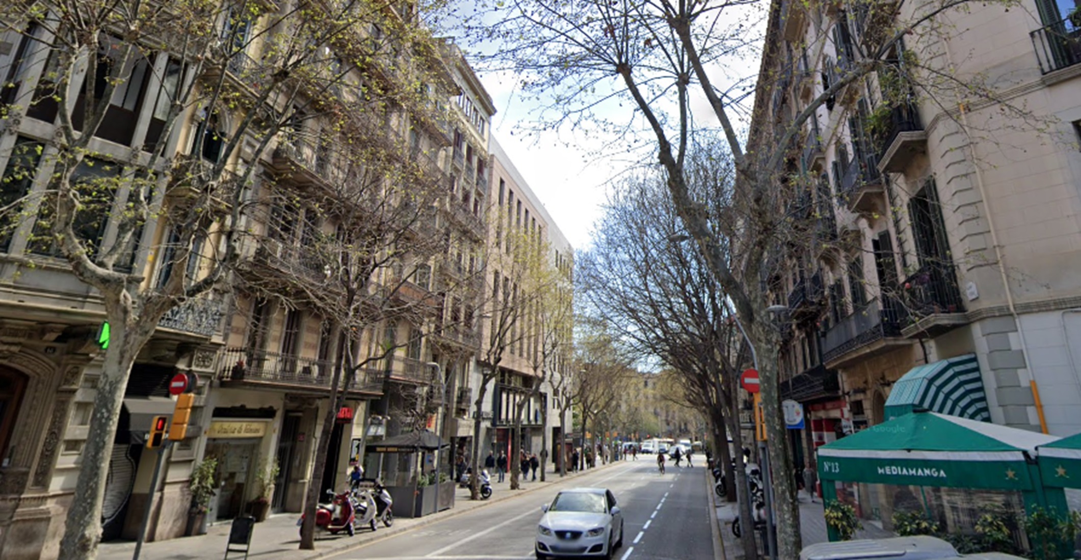 Els carrers Aribau i Muntaner de Barcelona perdran un carril de circulació