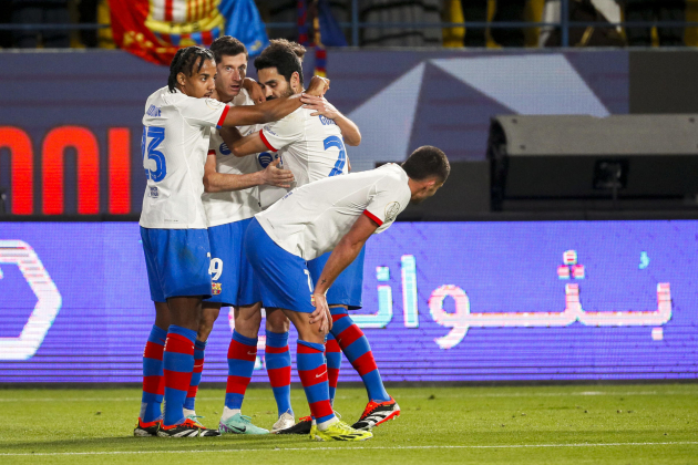 Barça celebración gol / Foto: EFE