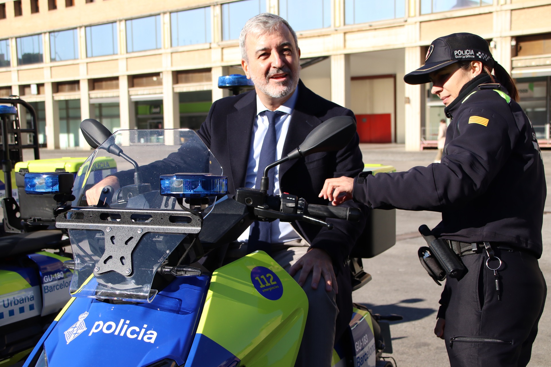 Jaume Collboni presentación nueva flota Guardia Urbana / ACN Jaume Collboni presentación nueva flota Guardia Urbana / ACN