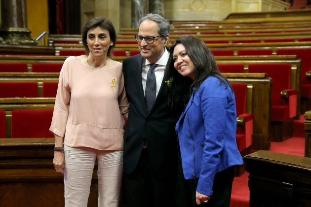 quim torra i esposa EFE