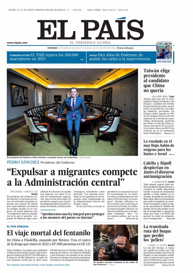 portada el pais portada el pais