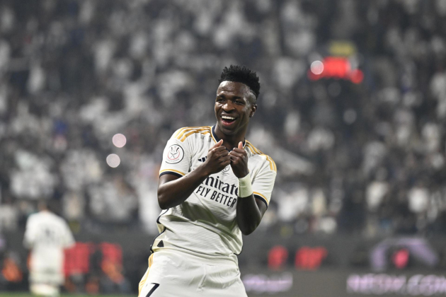 Vinícius Júnior celebració gol Reial Madrid / Foto: EFE Vinícius Júnior celebració gol Reial Madrid / Foto: EFE