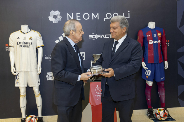 Florentino Pérez Joan Laporta Reial Madrid Barça / Foto: EFE Florentino Pérez Joan Laporta Reial Madrid Barça / Foto: EFE