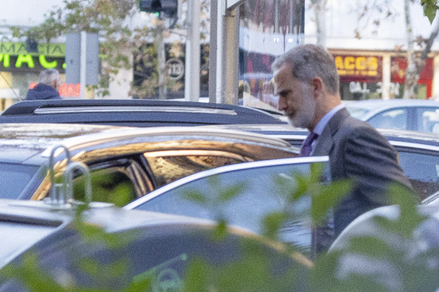 Felipe mala cara coche GTRES Felipe mala cara coche GTRES