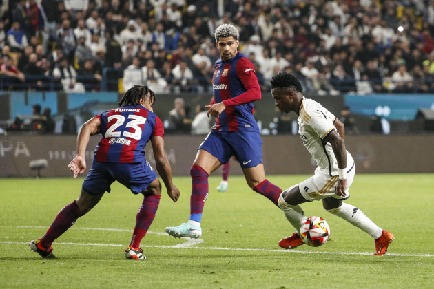 Kounde Vinicius Barça Real Madrid Supercopa de España EFE Kounde Vinicius Barça Real Madrid Supercopa de España EFE