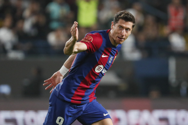 Robert Lewandowski Barça / Foto: EFE