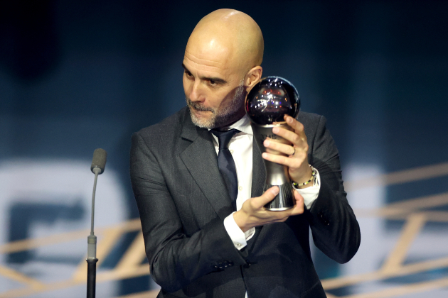 Pep Guardiola The Best 2024 EFE Pep Guardiola The Best 2024 EFE
