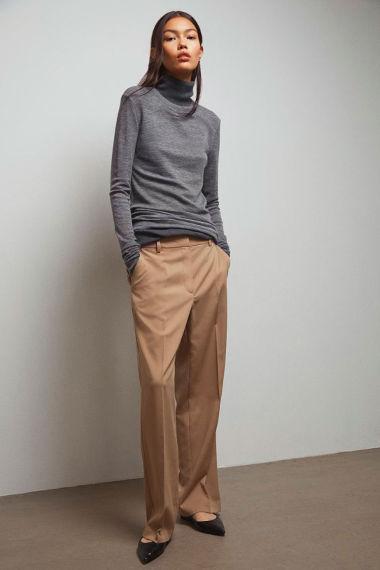 Pantalón de vestir en sarga1 Pantalón de vestir en sarga1