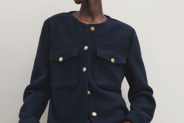 Chaqueta talla 100% lana1 Chaqueta talla 100% lana1