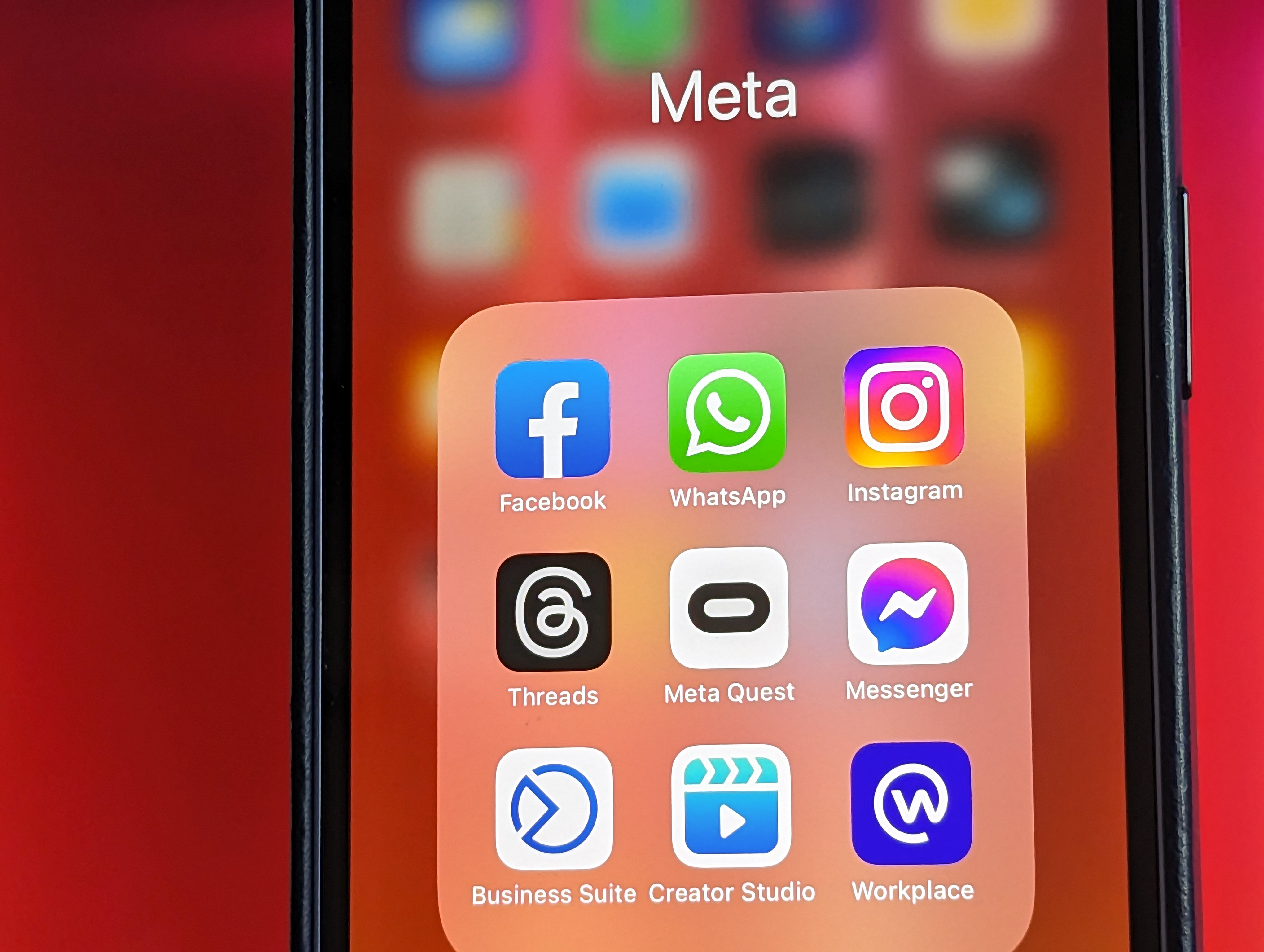 Totes les aplicacions Meta. Europa Press