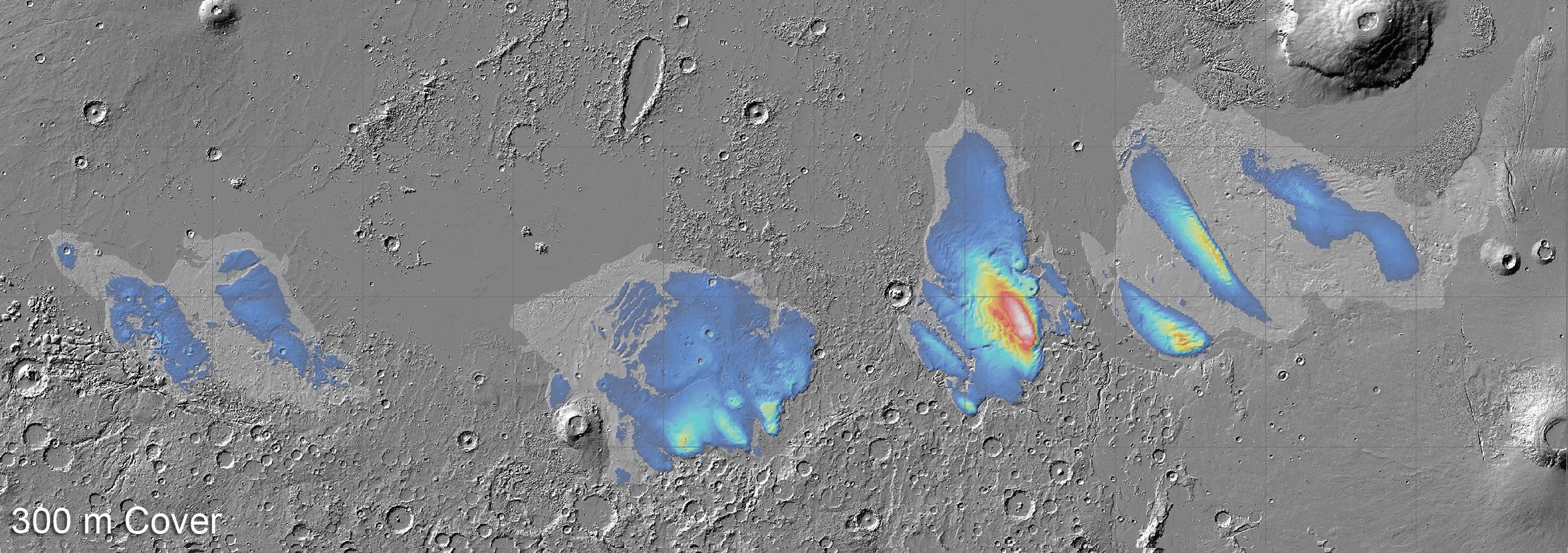 Agua en Marte: encuentran inmensos depósitos de hielo en el ecuador del planeta rojo