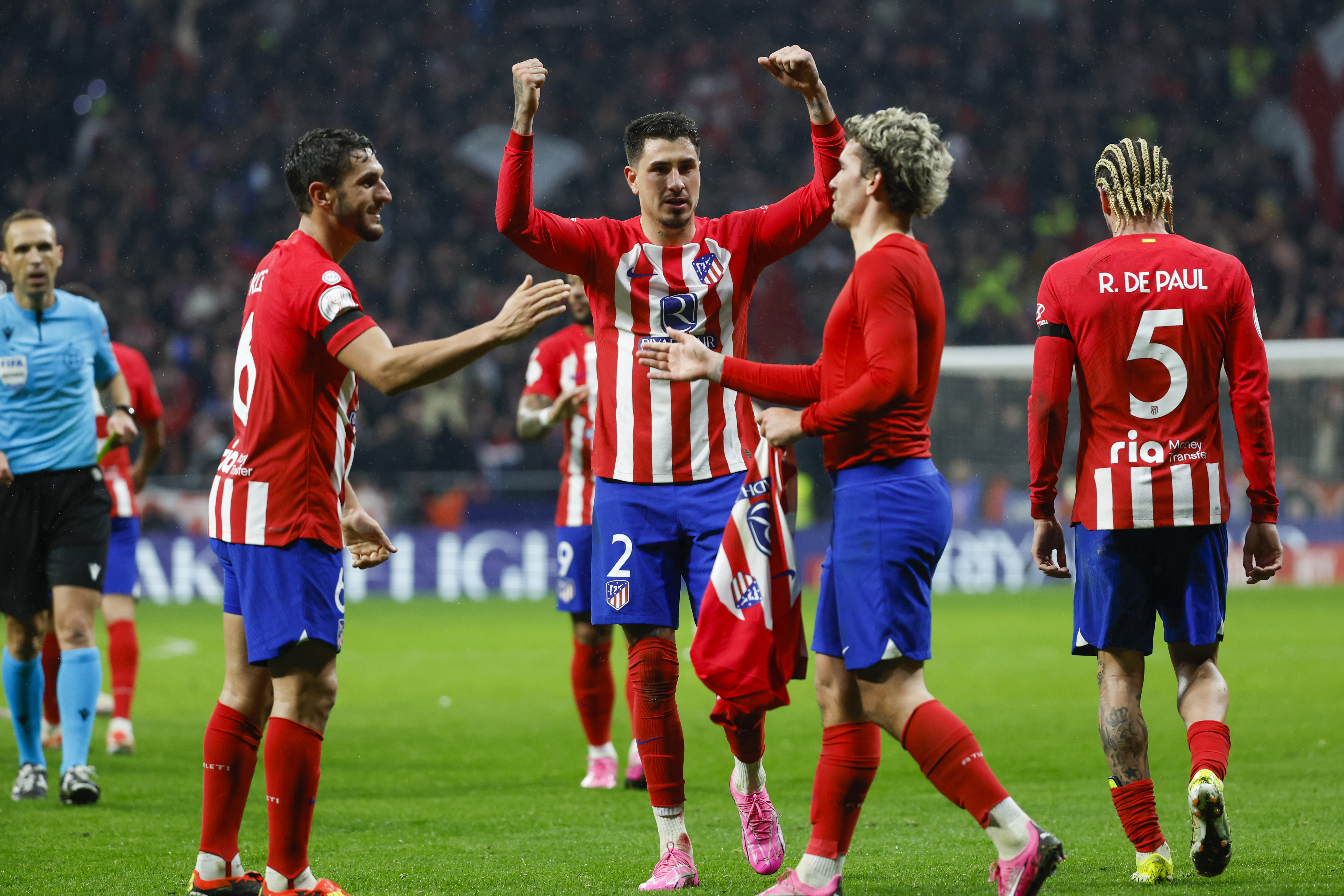 El Atlético se venga del Real Madrid en la prórroga (4-2) y avanza a los cuartos de la Copa