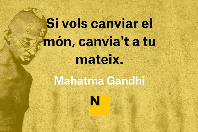 frases de Gandhi sobre motivació