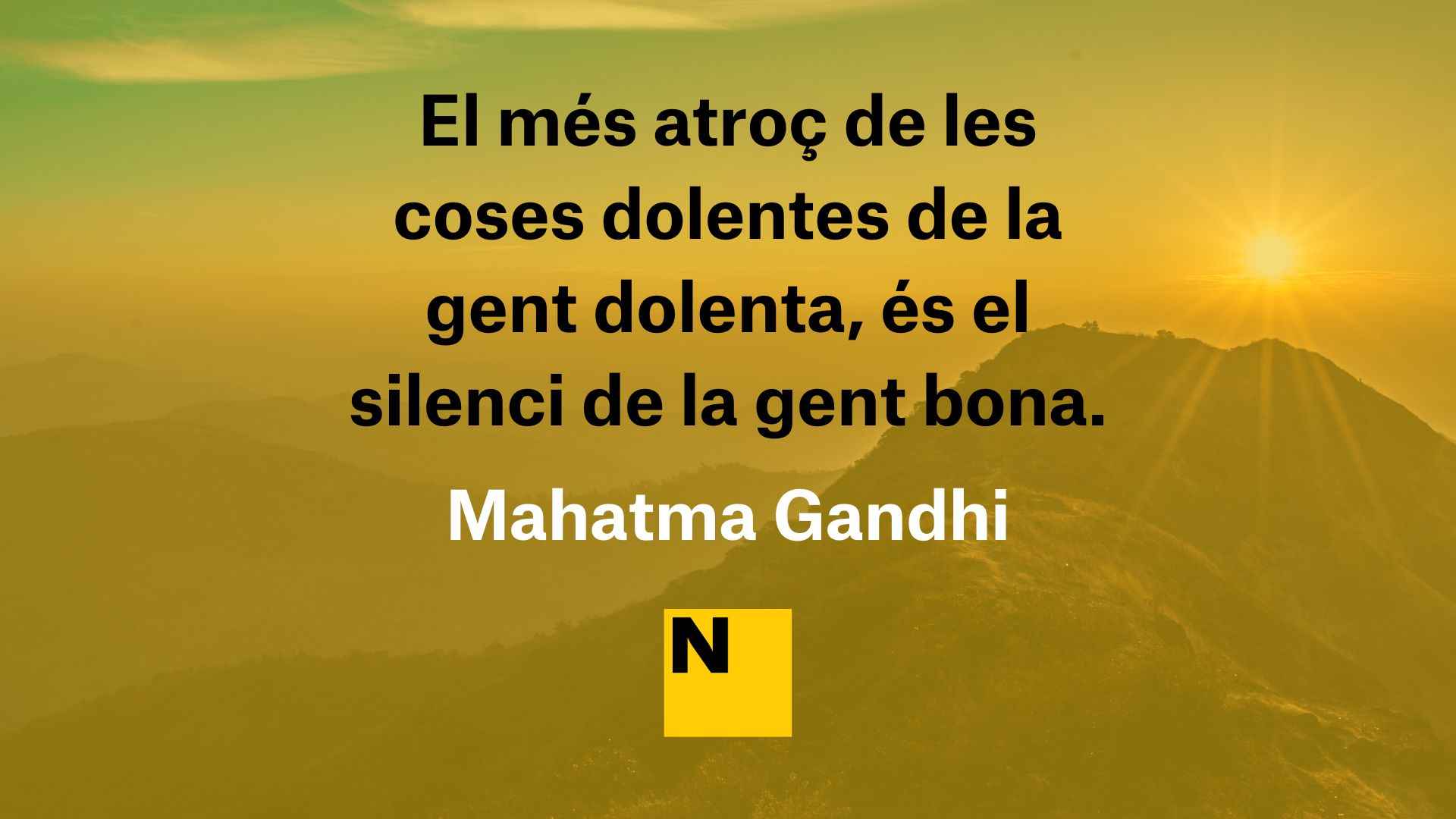 frases de Gandhi sobre l'amor