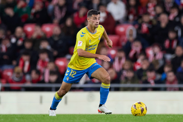 Enzo Loiodice durant un partit amb l'UD Las Palmas / Foto: Europa Press