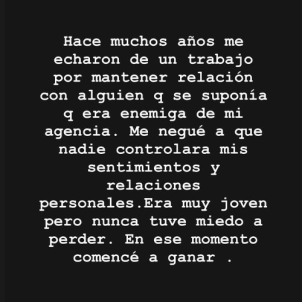 Comunicat Maria Patiño / Instagram Comunicat Maria Patiño / Instagram