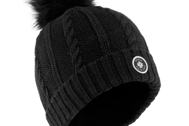 Gorra d'Hivern Adult Wedze Torsades Trenzas Negro2 Gorra d'Hivern Adult Wedze Torsades Trenzas Negro2
