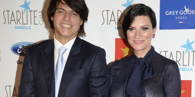 Laura Pausini y Paolo Carta Laura Pausini y Paolo Carta
