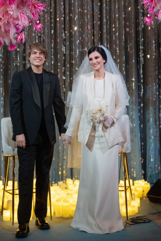 Laura Pausini y Paolo Carta Laura Pausini y Paolo Carta