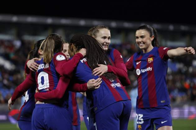 Barça femeni celebracio gol Supercopa EFE Barça femeni celebracio gol Supercopa EFE