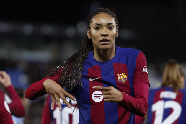 Salma Paralluelo celebració gol Barça Llevant EFE 