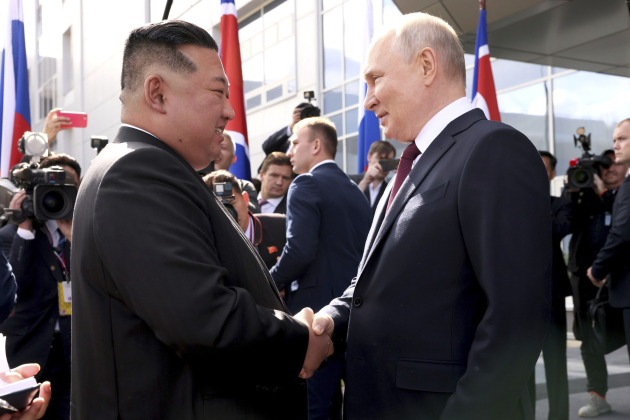 Kim Jong Un i Vladimir Putin. Europa Press