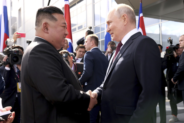 Kim Jong Un i Vladimir Putin. Europa Press Kim Jong Un i Vladimir Putin. Europa Press