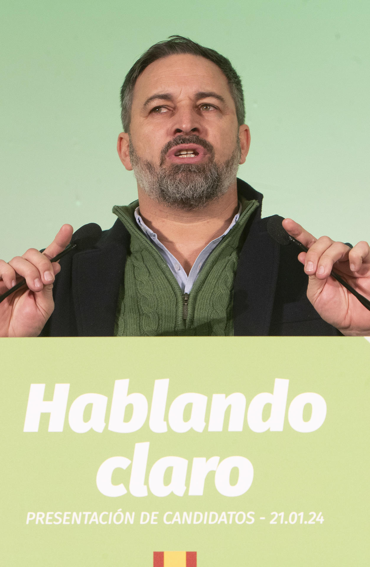 Abascal sosté que Vox té "el deure" d'intentar arribar al parlament gallec: "Fins que soni la gaita"