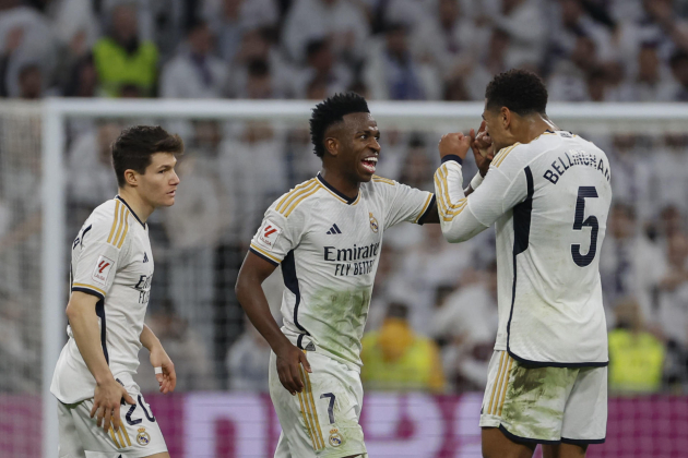 Vinícius Júnior Jude Bellingham celebración gol Real Madrid / Foto: EFE Vinícius Júnior Jude Bellingham celebración gol Real Madrid / Foto: EFE