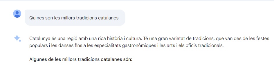 Pregunta IA millors tradicions catalunya