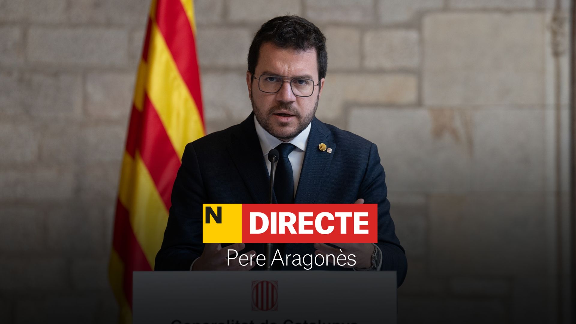 Compareixença de Pere Aragonès, DIRECTE