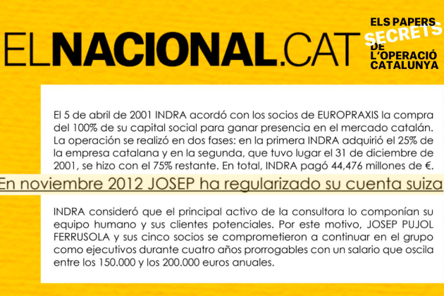 Josep colina papeles secretos operación catalunya