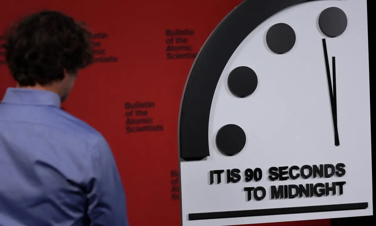 El Reloj del Apocalipsis mantiene la humanidad a 90 segundos del fin del mundo