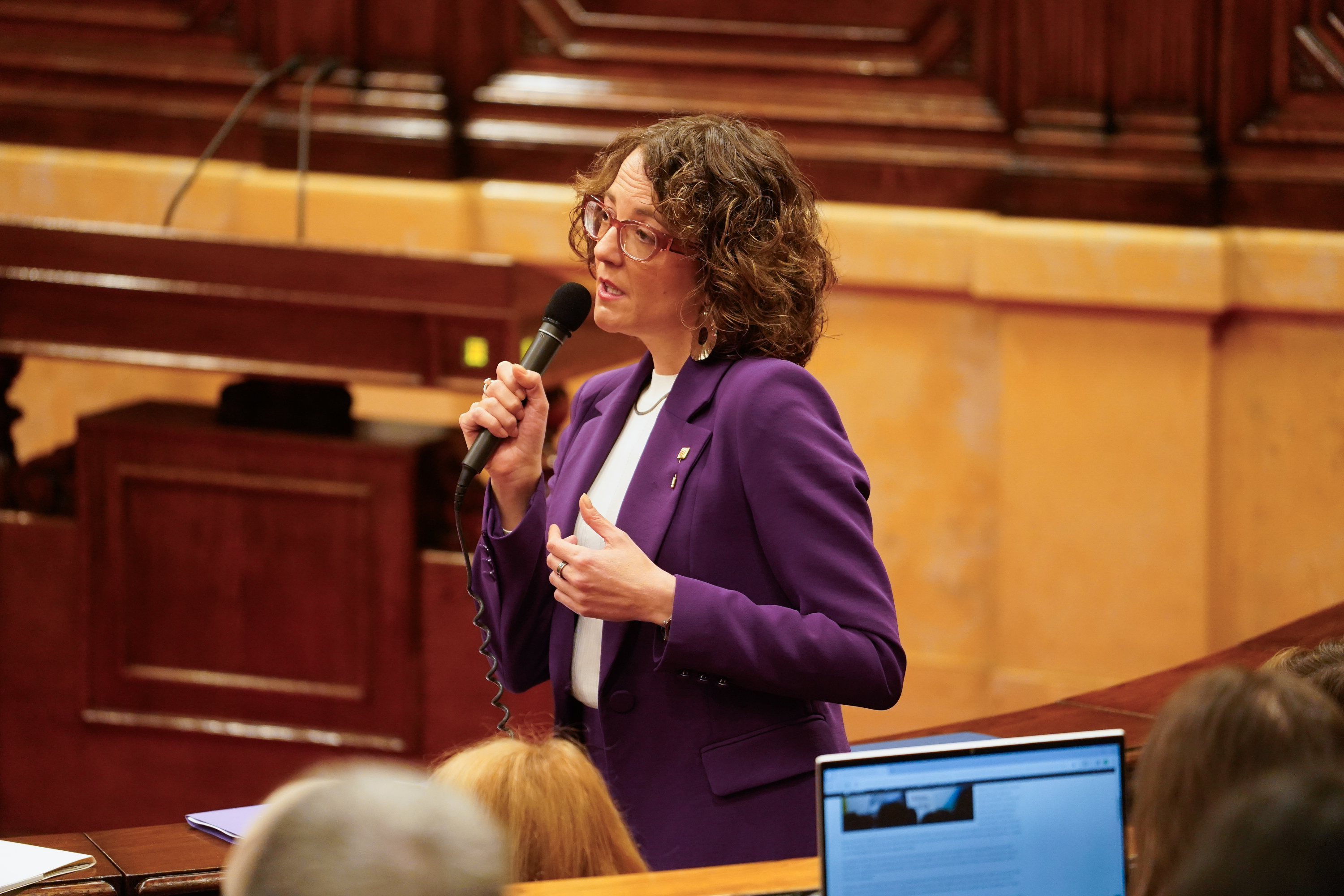 Tània Verge envía Vox a "llorar a la llorería" por su machismo en el Parlament