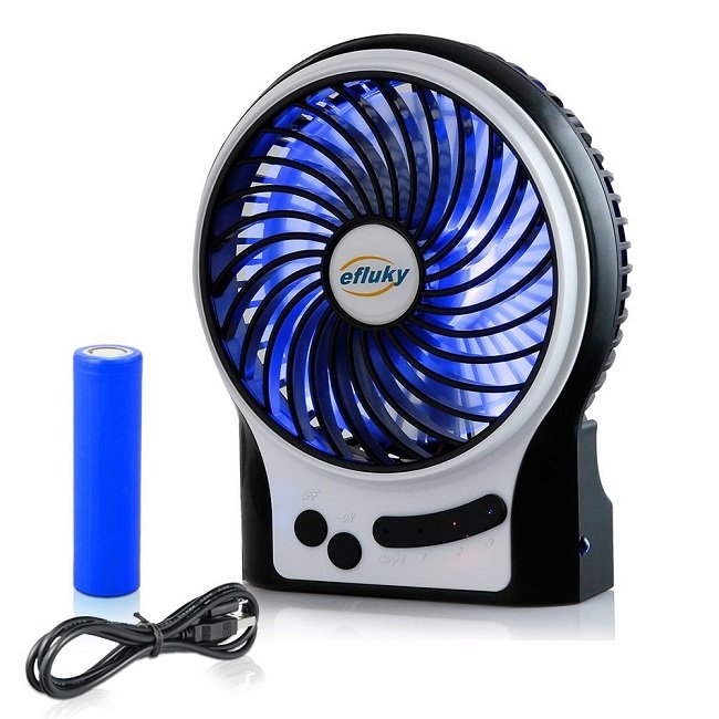 ventilador recargable