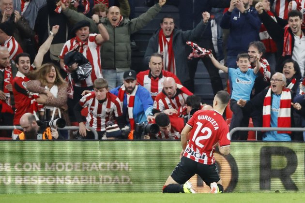 Gorka Guruzeta celebració gol Athletic Club / Foto: EFE