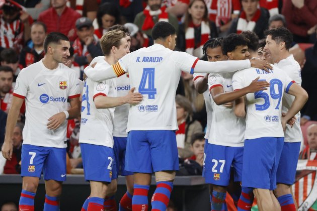 Barça celebración gol / Foto: EFE Barça celebración gol / Foto: EFE