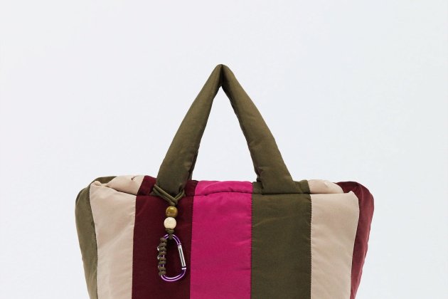 Bolso shopper con rayas1